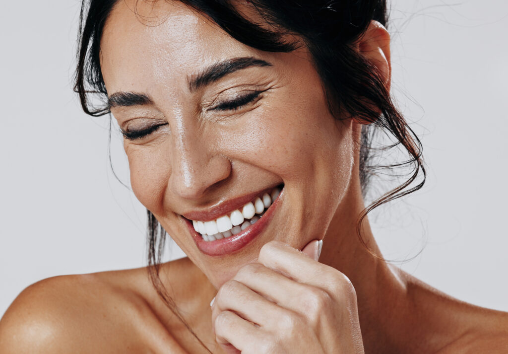 Why does some skin look radiant even without makeup?